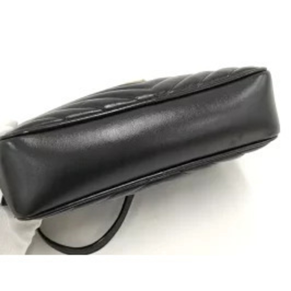 SAINT LAURENT Monogram Camera Bag Fringe Leather Black - Picture 6 of 9